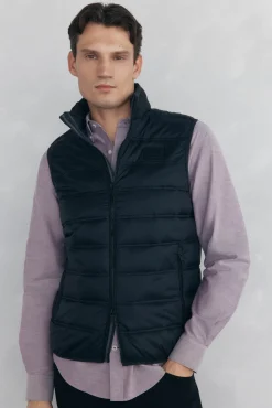 Pedro del Hierro Chaleco ultraligero Negro Sale