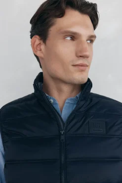 Pedro del Hierro Chaleco ultraligero Azul Outlet