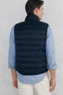 Pedro del Hierro Chaleco ultraligero Azul Outlet