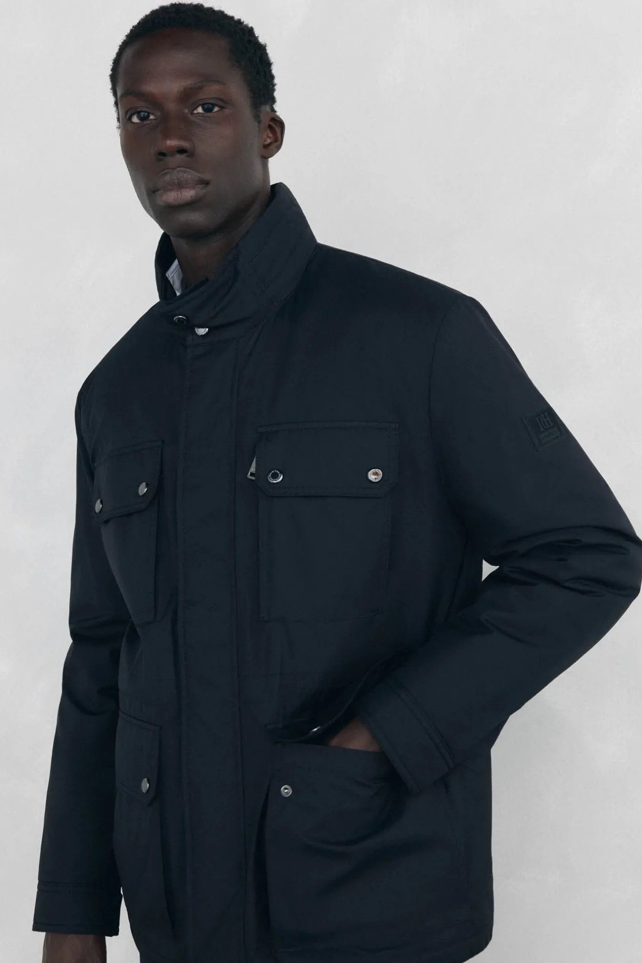 Pedro del Hierro Chaqueta 4 bolsillos Negro New