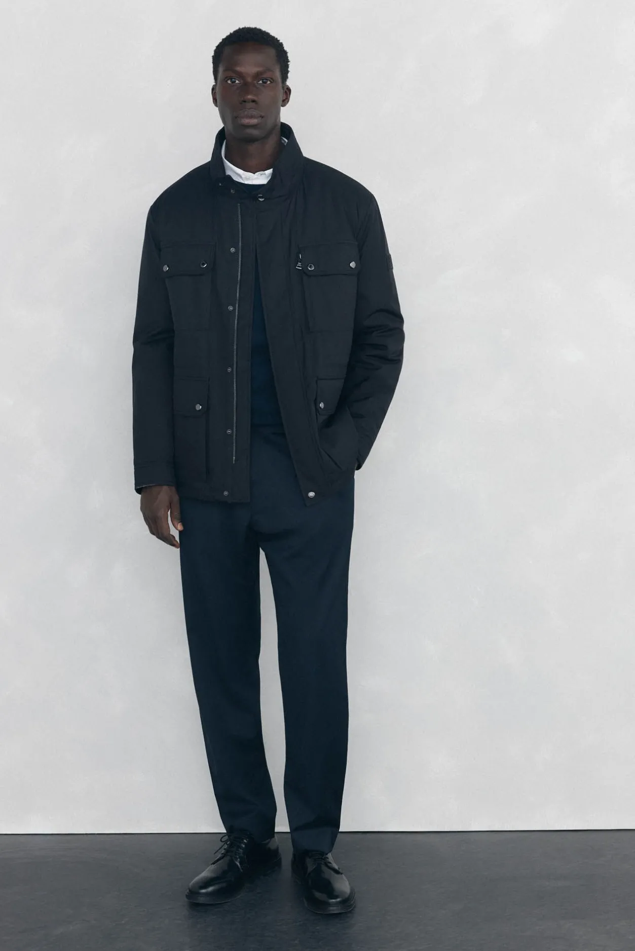 Pedro del Hierro Chaqueta 4 bolsillos Negro New