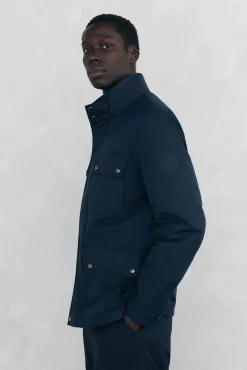 Pedro del Hierro Chaqueta 4 bolsillos Azul Sale