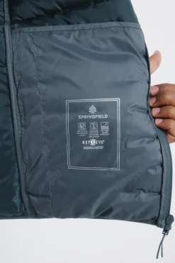 Springfield Chaqueta acolchada verde Clearance