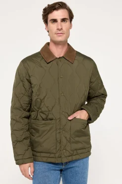 Jack & Jones Chaqueta acolchada Verde oscuro Sale