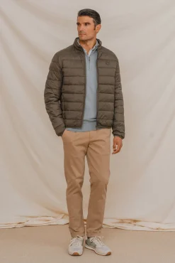 Celopman Chaqueta Acolchada verde Hot