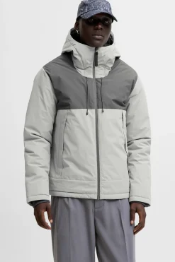 Jack & Jones Chaqueta acolchada bicolor gris New