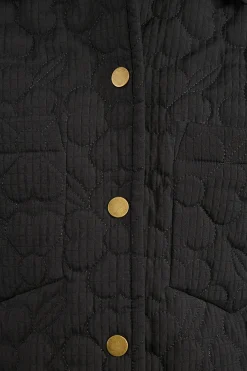 Molly Bracken Chaqueta acolchada con flores Negro Best