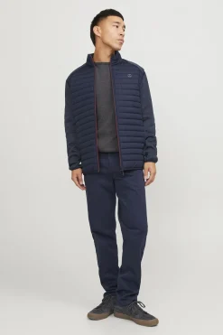Jack & Jones Chaqueta acolchada cuello alto azul Best
