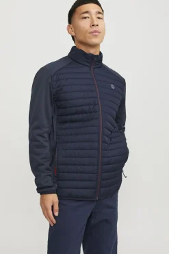 Jack & Jones Chaqueta acolchada cuello alto azul Best