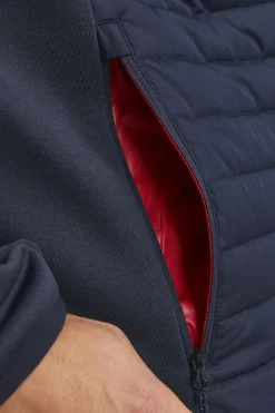 Jack & Jones Chaqueta acolchada cuello alto azul Best