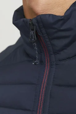 Jack & Jones Chaqueta acolchada cuello alto azul Best