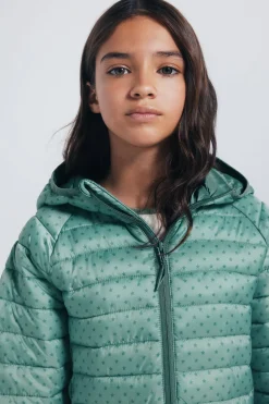 Springfield Kids Chaqueta acolchada estrellas niña verde Sale