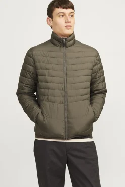 Jack & Jones Chaqueta acolchada puffer marr&oacute;n Sale