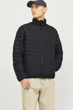 Jack & Jones Chaqueta acolchada puffer negro