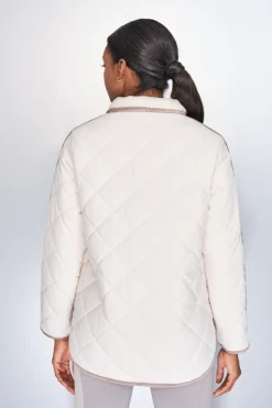 Dash and Stars Chaqueta acolchada rombos beige Best