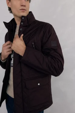 Pedro del Hierro Chaqueta acolchada rombos Burdeos Sale