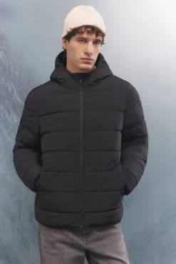 Springfield Chaqueta acolchada térmica negro Clearance