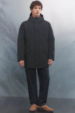 Springfield Chaqueta acolchada térmica azul