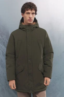 Springfield Chaqueta acolchada térmica kaki New