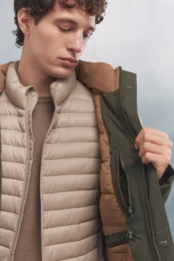 Springfield Chaqueta acolchada térmica kaki New