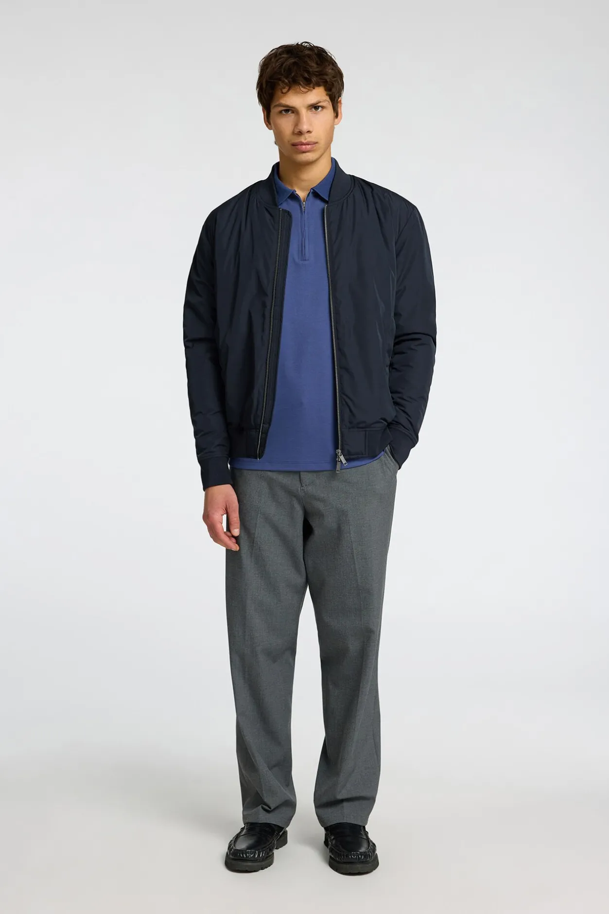 Selected Chaqueta bomber Azul marino Hot