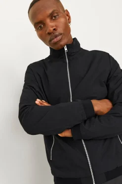 Jack & Jones Chaqueta bomber cuello negro Outlet
