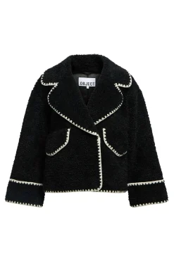Object Chaqueta borreguillo sintético Negro Best