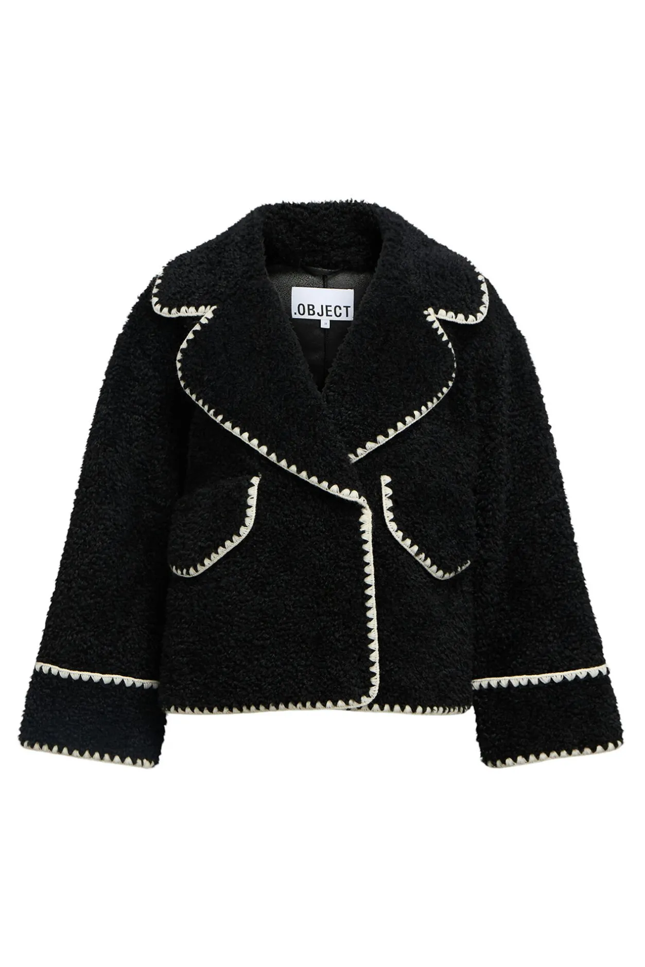 Object Chaqueta borreguillo sintético Negro Best