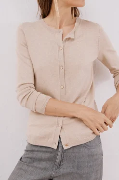 Cortefiel Chaqueta básica botones Beige Best