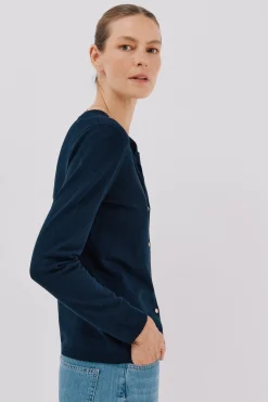 Cortefiel Chaqueta básica botones Azul marino Best