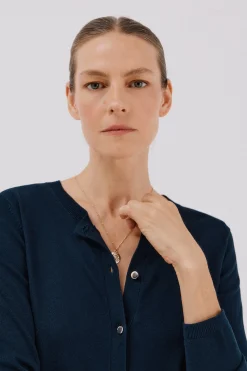 Cortefiel Chaqueta básica botones Azul marino Best