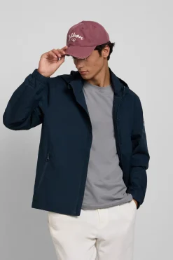 Silbon Chaqueta capucha cortavientos Azul marino Hot