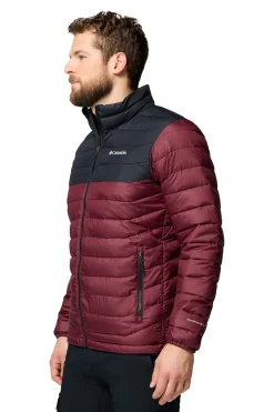 Columbia Chaqueta con aislamiento Powder Lite™ II para hombre Granate Discount