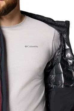 Columbia Chaqueta con aislamiento Powder Lite™ II para hombre Granate Discount