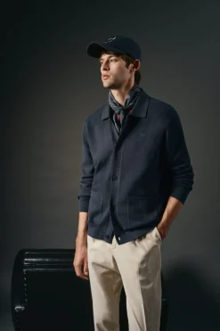 OOTO Chaqueta con botones Azul marino Online