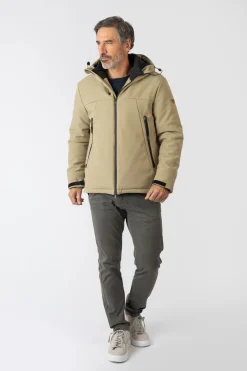 Privata Chaqueta con capucha Beige Best