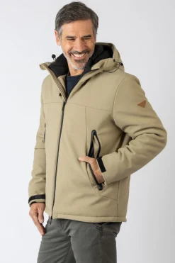 Privata Chaqueta con capucha Beige Best