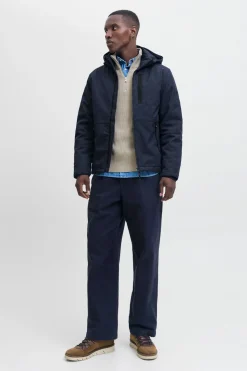 Jack & Jones Chaqueta con capucha azul New