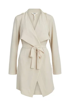 Object Chaqueta con cinturón Beige Clearance