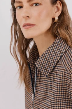 Cortefiel Chaqueta corta cremallera Multicolor Online