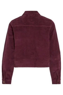 Vila Chaqueta corta de pana Morado Outlet