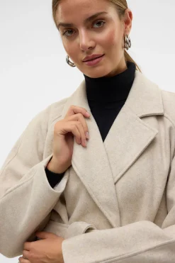 Vero Moda Chaqueta corta de paño Beige Sale