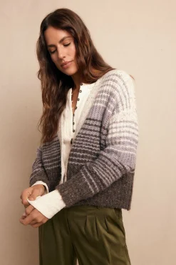 Slowlove Chaqueta corta degradé Estampado gris Sale