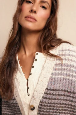 Slowlove Chaqueta corta degradé Estampado gris Sale