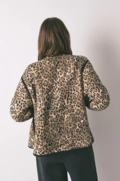 Women'secret Chaqueta corta reversible animal print marfil Sale