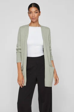Vila Chaqueta cárdigan de punto Kaki New