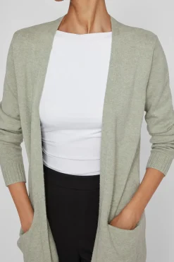 Vila Chaqueta cárdigan de punto Kaki New