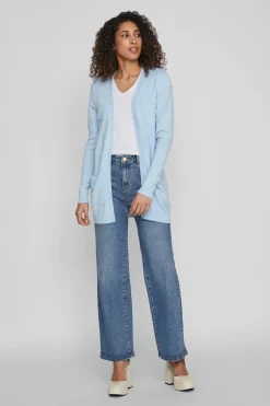 Vila Chaqueta cárdigan de punto Azul Sale