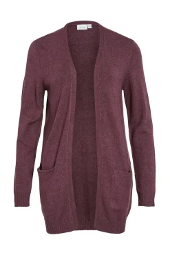 Vila Chaqueta cárdigan de punto Vino Outlet