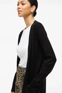 Vila Chaqueta cárdigan de punto Negro